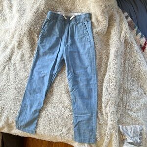 Size 10 crewcuts chambray pants